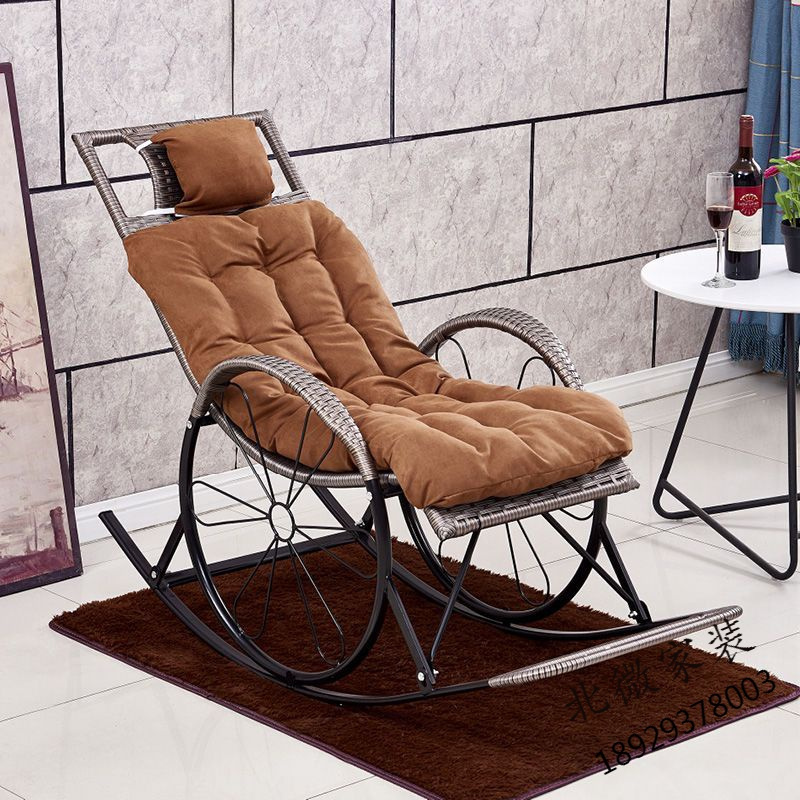 [苏宁易购|推荐款]摇椅藤椅成人午睡躺椅客厅阳台懒人椅逍遥椅老人休闲摇摇椅藤摇椅简约现代其他5
