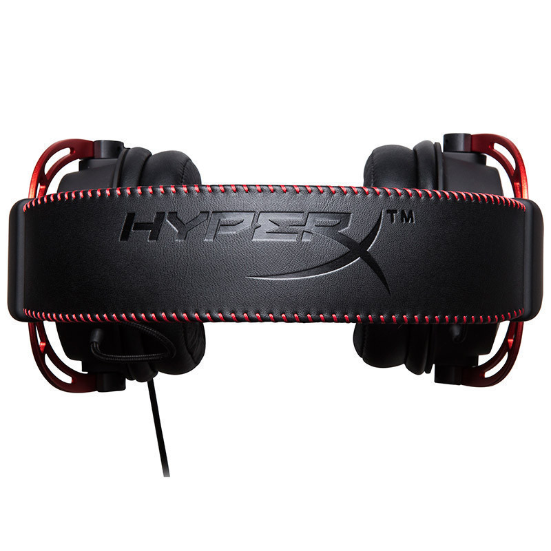 极度未知(HyperX)Alpha 阿尔法头戴式有线游戏耳机黑红色
