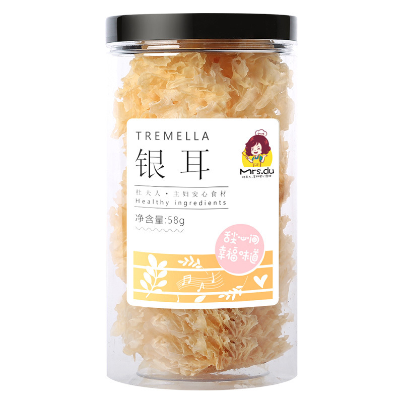 mrsdu杜夫人银耳花58g 古田雪耳干货 糯丑耳白木耳无硫新鲜银耳羹