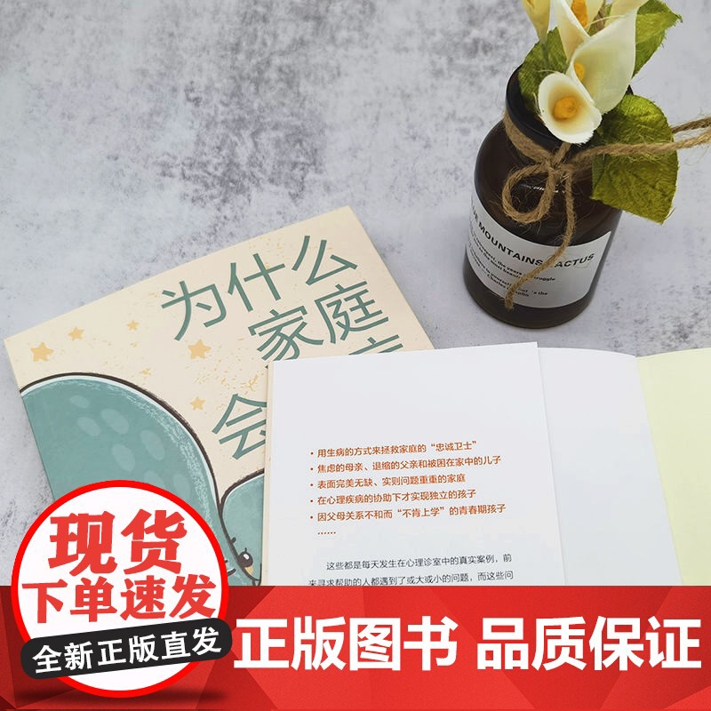 正版 为什么家庭会生病 陈发展 青少年 代际传承 生命周期 治疗经验 鲜活案例 心理健康 科学普及读物高清大图