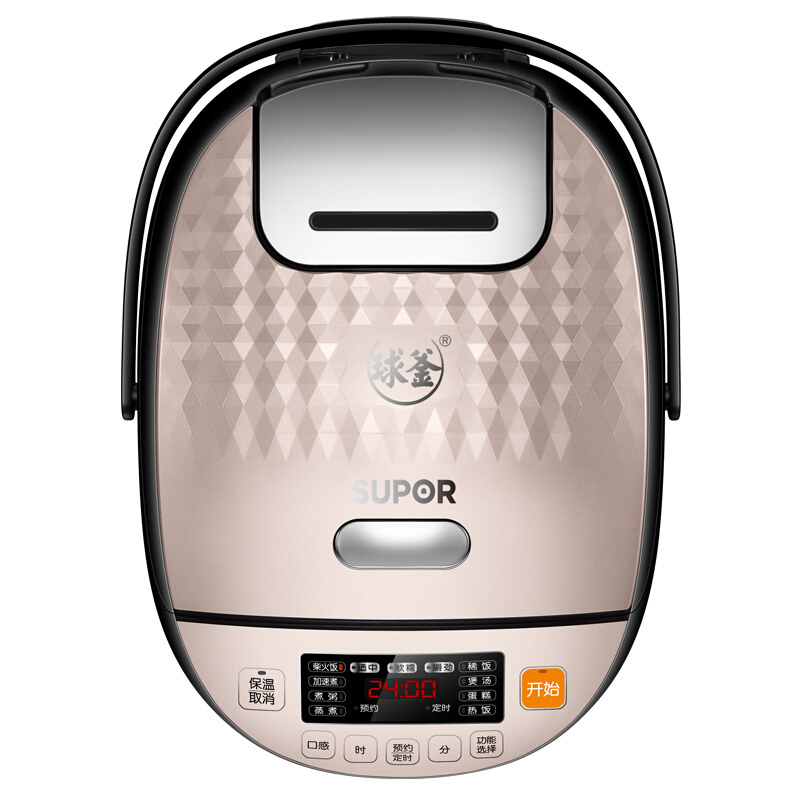 苏泊尔(SUPOR) 电饭煲 CFXB40HC817-120 4L 精铁球釜 IH加热