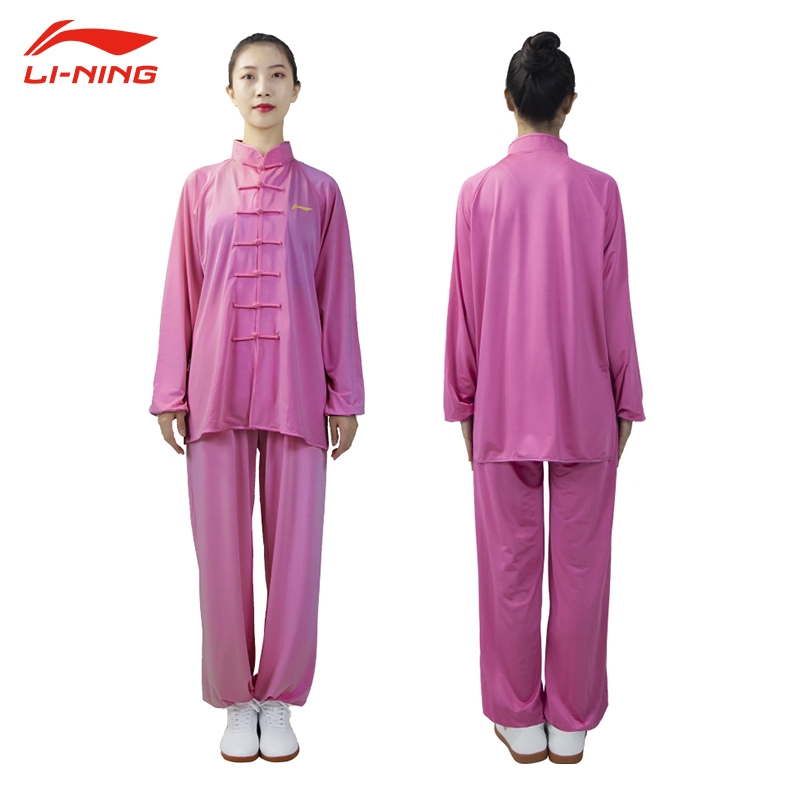 李宁lining太极服男女新款武术服装太极拳练功服表演服训练服