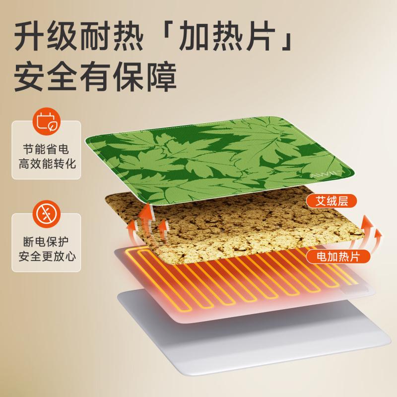 艾修堂陈艾绒艾草艾灸电加热坐垫C1Pro办公室家用热敷垫子通用养生礼物高清大图