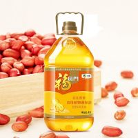 中粮福临门花生原香食用植物调和油4L含5%花生油