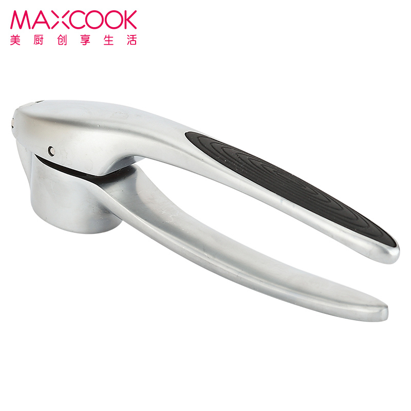 美厨(maxcook)压蒜器蒜泥器 锌合金 炫银系列 MCZX-2006S 加厚 省力 防滑