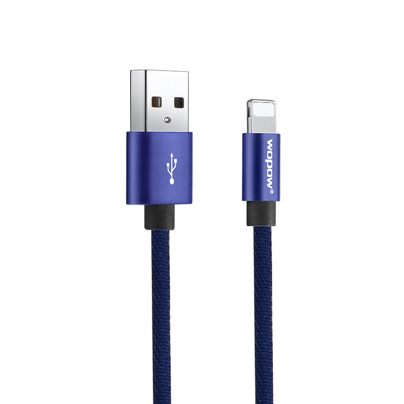 沃品(wopow)手机连接线 苹果iphoneX 8 8p 7 7p 6s 5 ipad4 充电数据线 1米 紫色