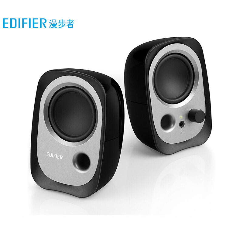 (EDIFIER)R12U 入门级微型2.0桌面音响 笔记本音箱 电脑音箱