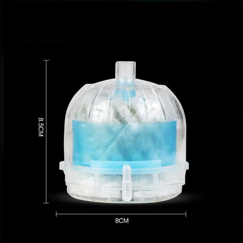 水妖精鱼缸迷你吸便器小型生化棉过滤器反气举气动式过滤设备图片