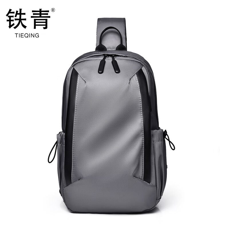 铁青单肩背包 I3 个 灰