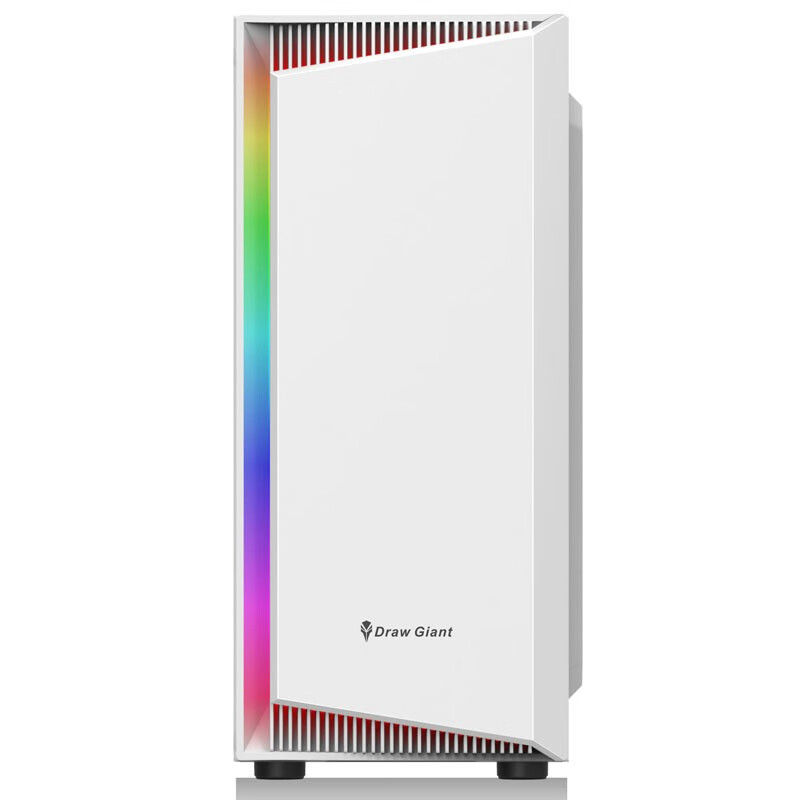 铭能 i7四核/RX550独显/16G内存/256G固态+500G机械盘 台式机 DIY组装机 台式电脑 商务家用办公组装电脑 学生电脑台式主机游戏电脑主机+27英寸全套高清大图