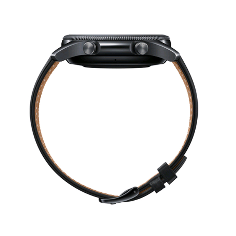 三星 Galaxy Watch3 曜岩黑 45mm LTE通话版 智能手表 音乐播放 天气表盘 睡眠评分 血氧测量 真皮表带