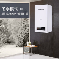 乐尔玛（LERMA）燃气壁挂炉天然气取暖炉地暖淋浴家用锅炉暖气片 20KW-BF09（适合90-130㎡）