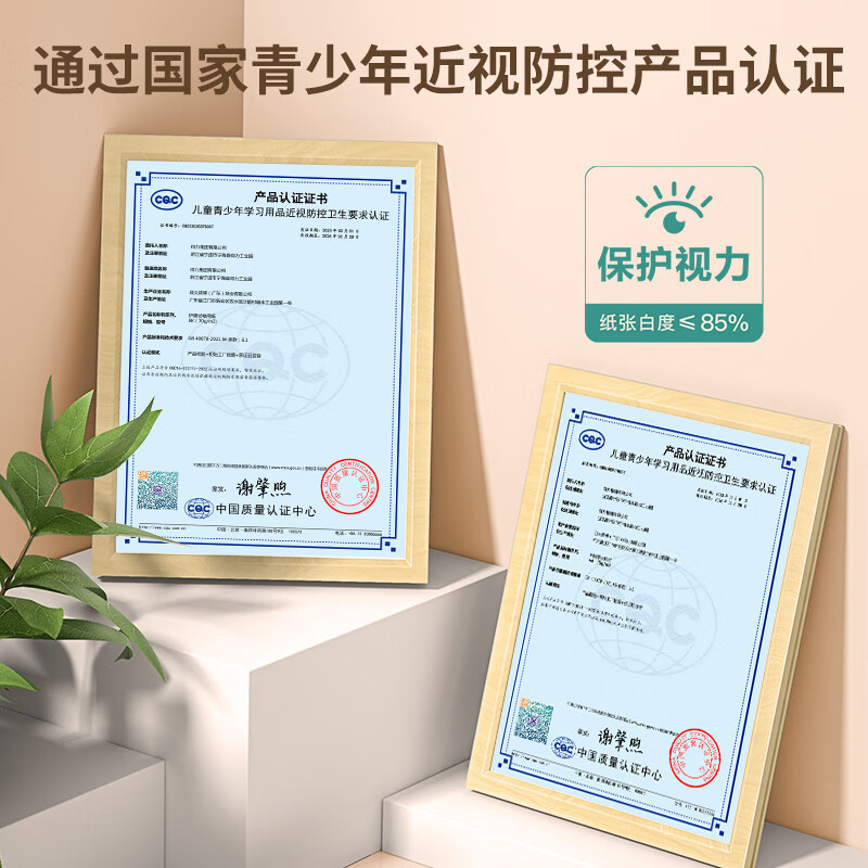 得力(deli)ZQ6000护眼复印纸A4/75g单包100页/包本色复印纸双面低白复印纸白纸护眼打印纸纸张细腻平整顺滑
