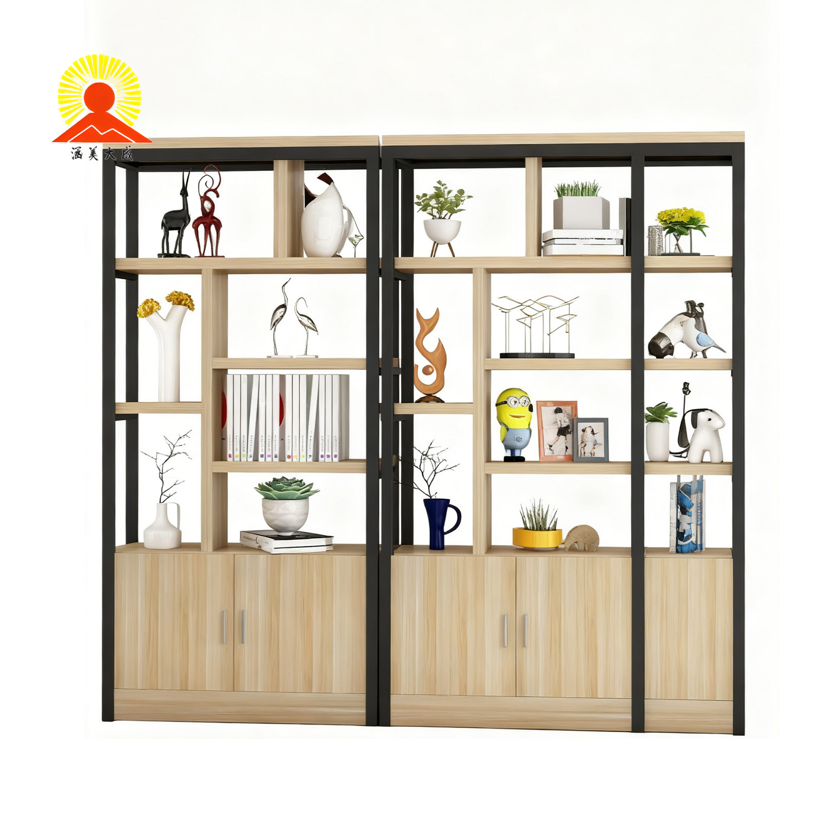 涵美大成 展示柜 1820*1000*280mm 组高清大图