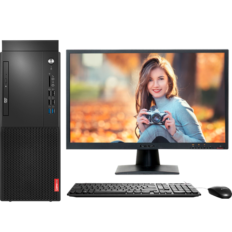 联想(Lenovo)启天M425商用台式机(I5-9500/8G/1T+512SSD/21.5英寸/DOS)