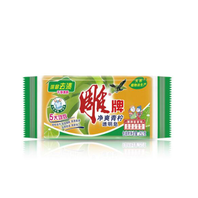 雕牌 透明皂青柠飘香242g (价格为单块价格,10块起订,不足起订量不发货)