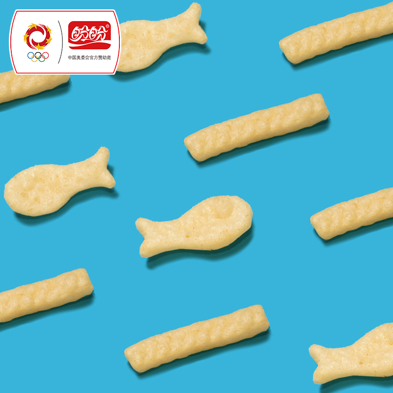 盼盼友鱼友虾小鱼果虾条10g*10包薯条儿童休闲膨化食品小吃高清大图