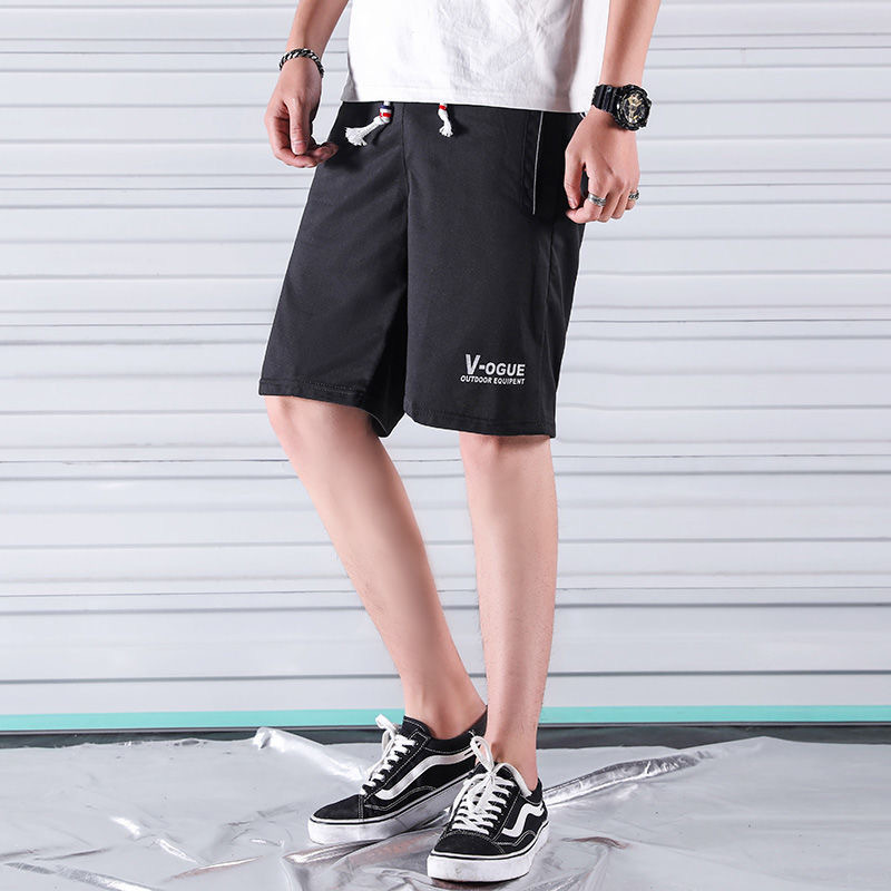 短裤男夏天五分裤薄款休闲运动宽松沙滩大裤衩马裤男士休闲裤子潮男装
