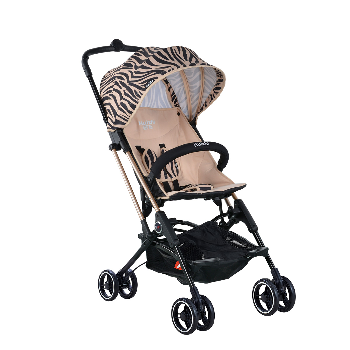 荟智huizhi婴儿推车轻便折叠避震重量轻体积小单手一步折叠铝合金可