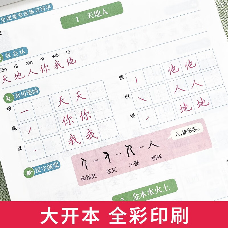 [正版图书]笔墨先锋写字 小学初中硬笔书法练习一二三四五六七八年级12345678年级语文同步字帖钢笔字帖硬笔书法写字练