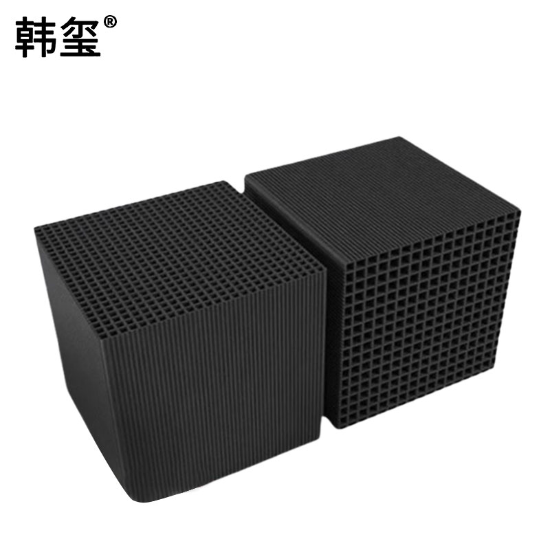 韩玺 蜂窝活性炭 400碘值100*100*100mm /块高清大图
