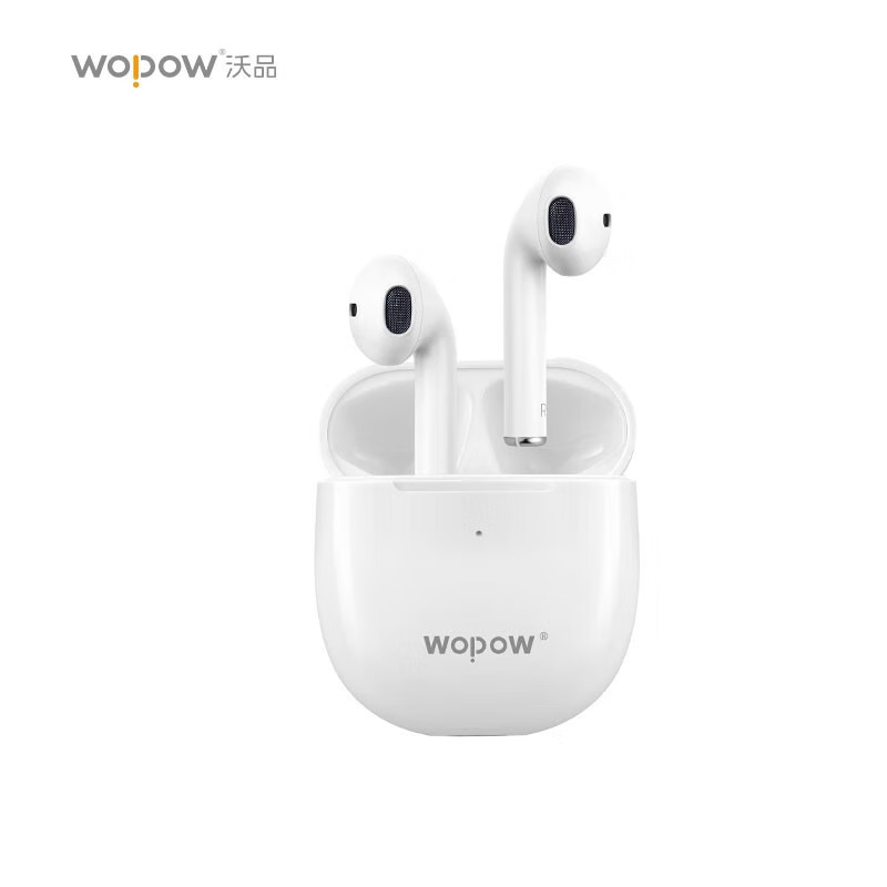 沃品(WOPOW)TWS蓝牙耳机 半入耳式游戏运动适用于苹果安卓手机 TWS07高清大图