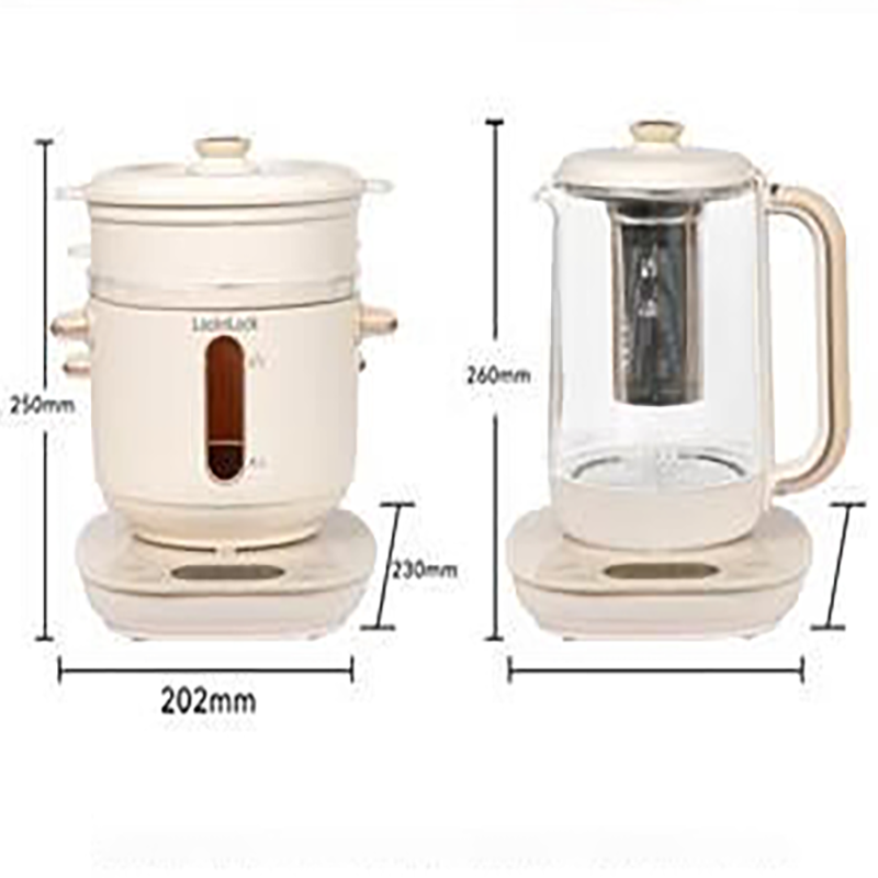 乐扣乐扣(LOCK&LOCK)多功能套装壶EJK2444WHT 1.8L高清大图