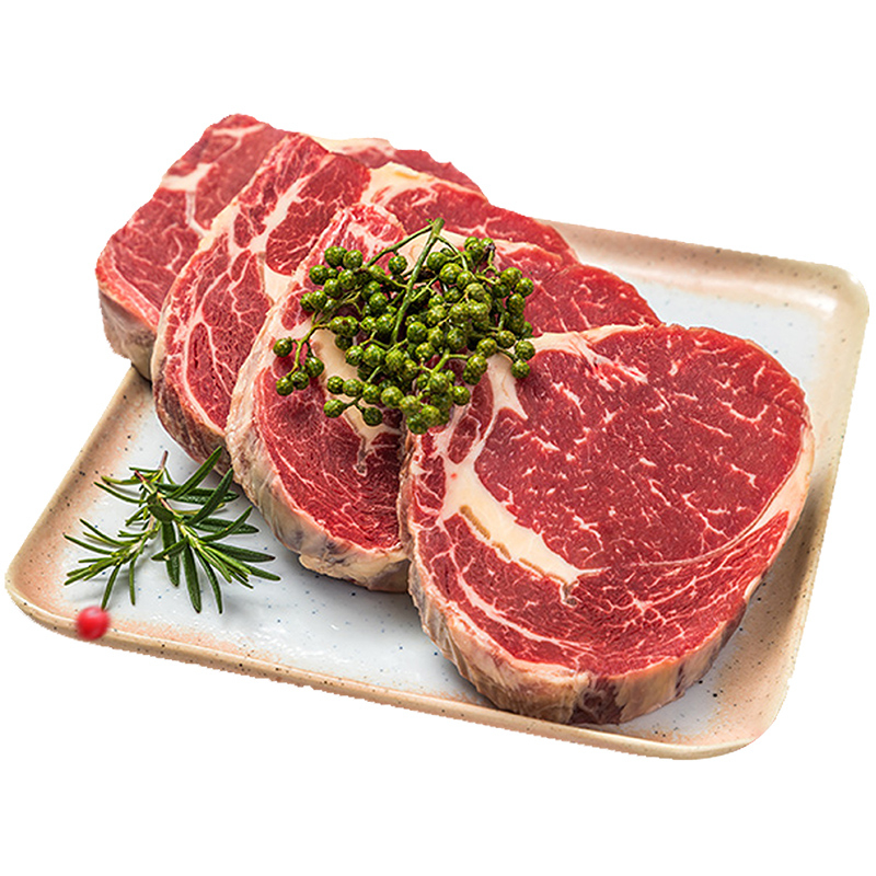 货出六盘 宁夏西吉县谷草饲喂养 六盘山牛肉 精品黄牛原切菲力牛排180g*4