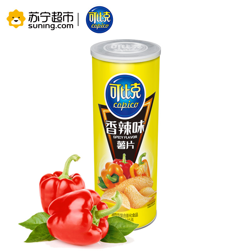 可比克薯片(香辣味)105g
