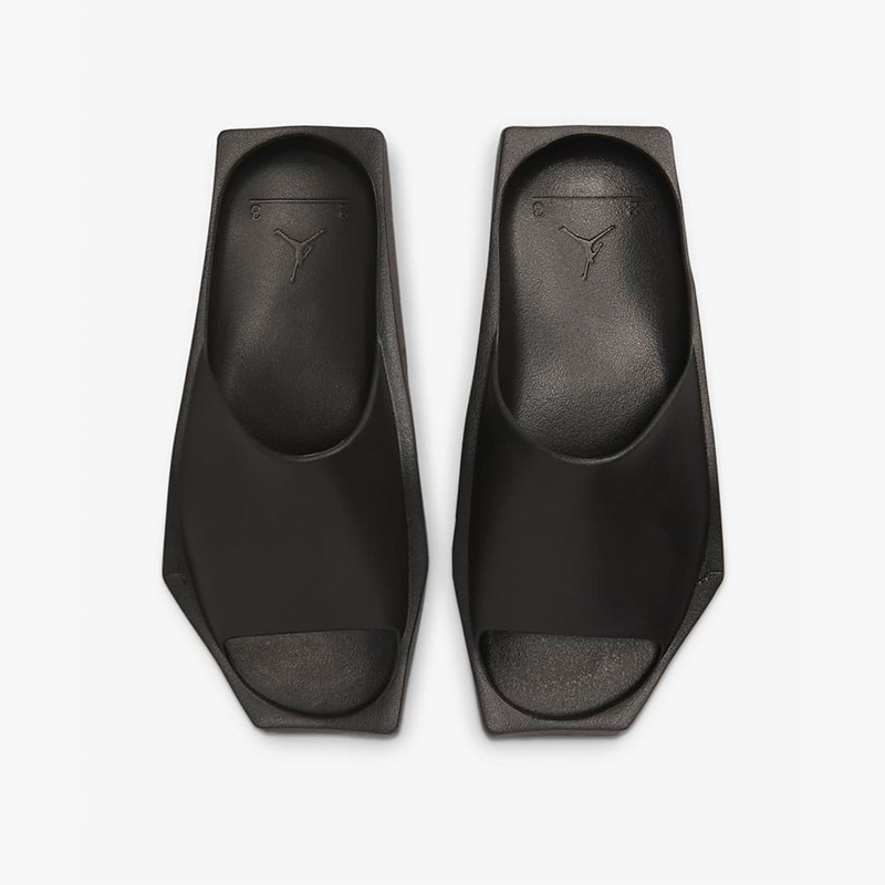 NIKE 耐克 Jordan 女款秋厚底休闲舒适拖鞋方形鞋头一字拖 DQ8992-001