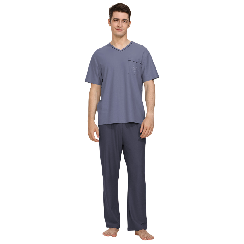 小护士 男士木棉休闲家居套装 MMT001高清大图