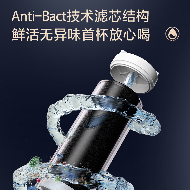 海尔(Haier)鲜活水自净化净水器 杯杯都鲜活0阻垢剂1200G反渗透纯水洗膜6年长效HKC3000-R735U1