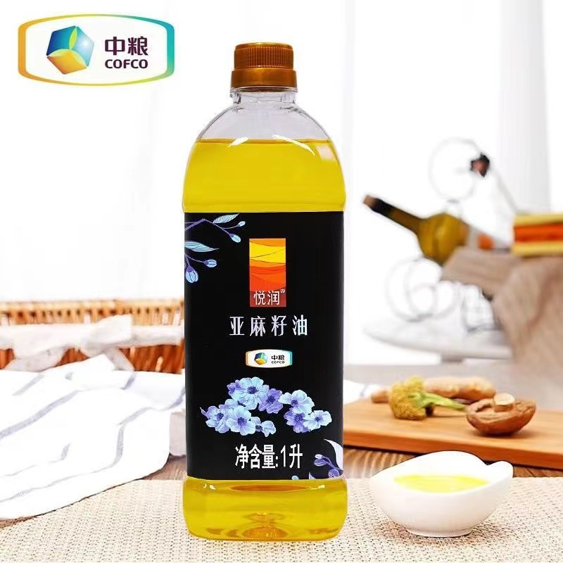 中粮亚麻籽油1l