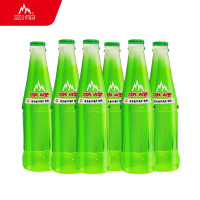 西安老汽水 冰峰青苹果味汽水 碳酸饮料200ml*6瓶整箱