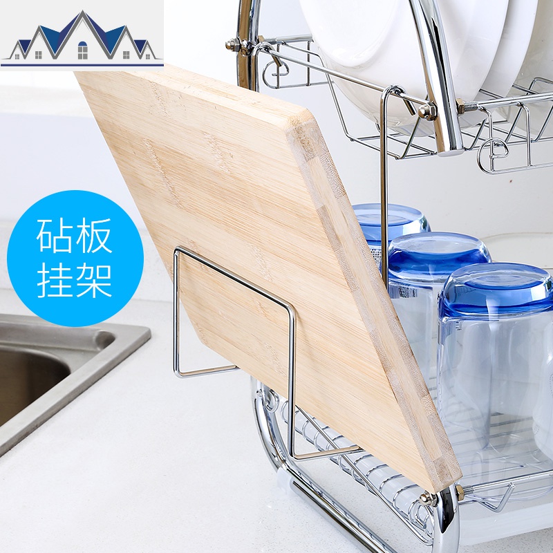 沥水碗架双层用品厨房置物架碗筷收纳盒架晾放碗碟架碗柜储物架 三维工匠高清大图