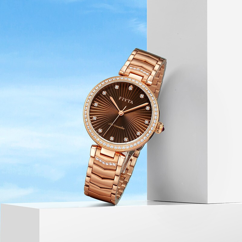 新品正品飞亚达女士手表心弦系列自动机械腕表女表la869009pkph