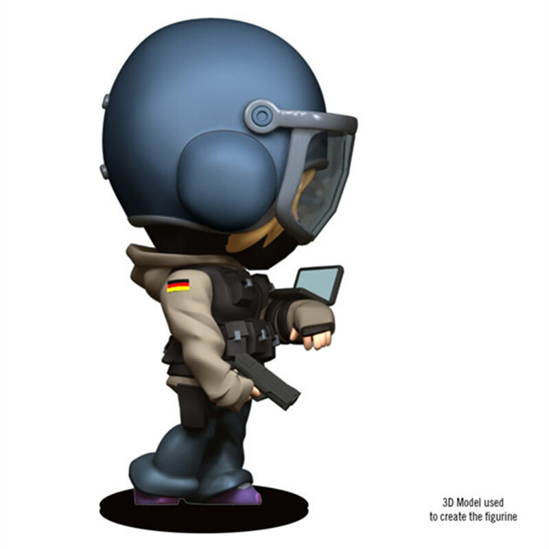 游戏周边彩虹六号围攻iq玩偶乙烯基塑料vinyl玩偶