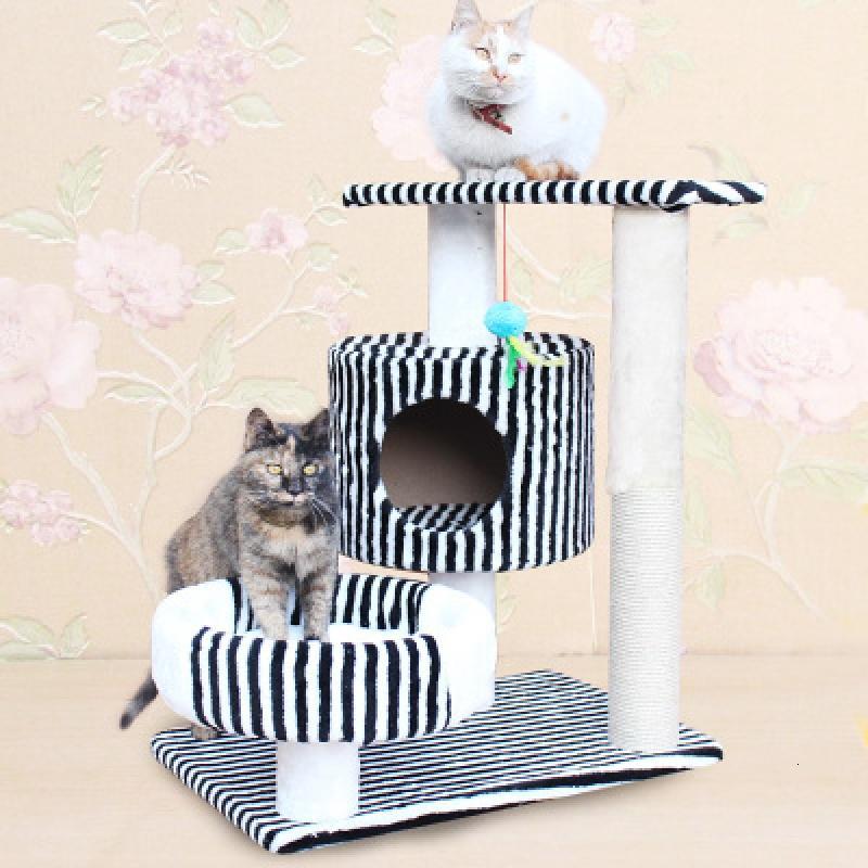 猫爬架台猫屋猫房子大型猫爬架猫架子猫窝一体猫别墅猫咪玩具宠（请先与客服确认再）