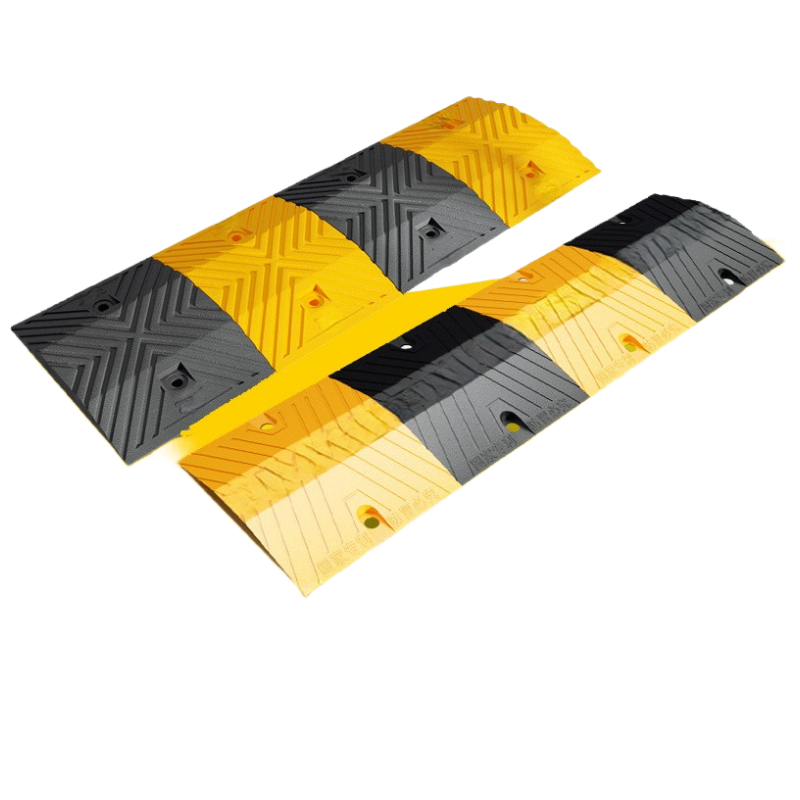 君绘减速带 橡胶减速带 斜坡缓冲带 汽车限速缓冲带 100*35*4cm高清大图