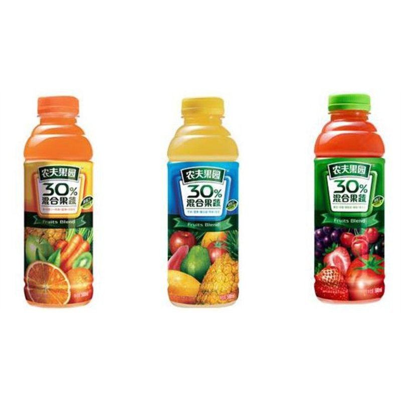 农夫果园30%500ML(菠/芒/番)