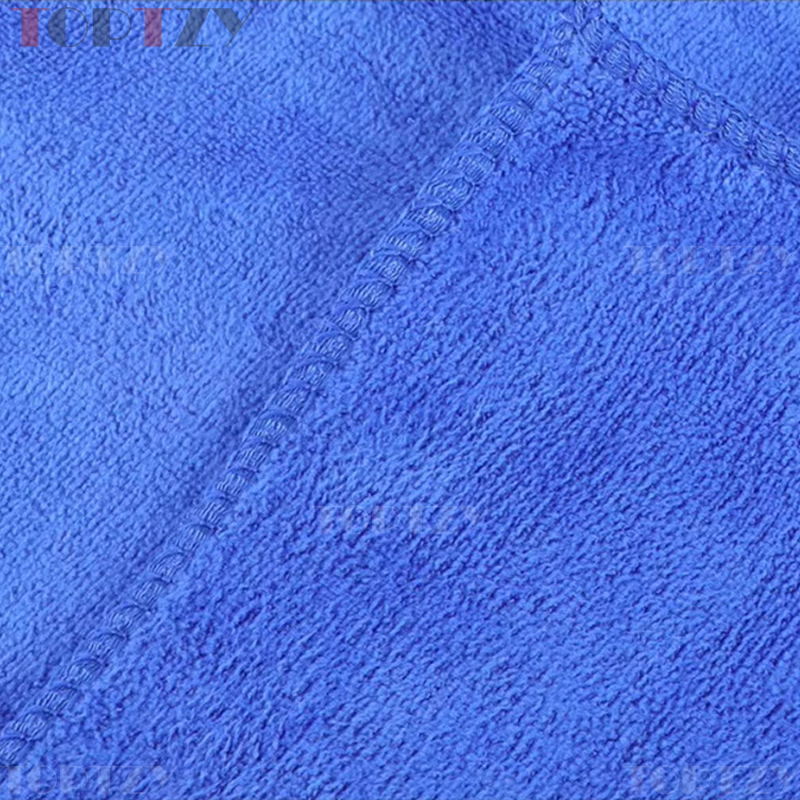 toptzy TZ5071513 洗车毛巾清洁抹布 600*1800 蓝色 1个装高清大图