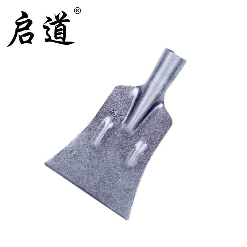 启道推雪板 除雪铲冰铲户外手推雪铲农用清雪除雪工具 斧型冰铲 (带直柄)