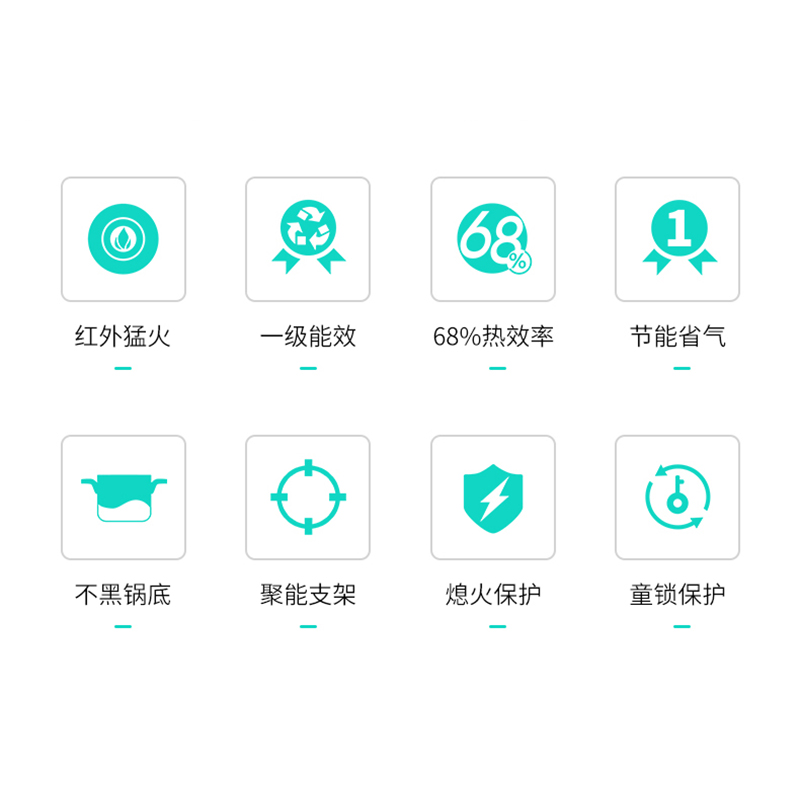 红日(RedSun)红外线燃气灶 煤气灶单灶 猛火灶天然气灶液化气灶 台式灶 煤气炉家用 E108D一级能效(液化气)高清大图