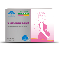 乐佳善优 lacare DHA藻油+亚麻籽油软胶囊 0.5g*6粒 3岁以上盒装