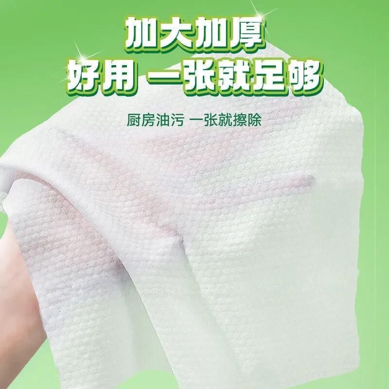 海氏海诺 80抽家用厨房卫生清洁去油污不伤手无纺布清洁湿巾家庭装厨房清洁湿巾高清大图