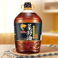 鲤鱼牌正宗原香菜籽油5L 食用油非转基因物理压榨菜子油四川风味