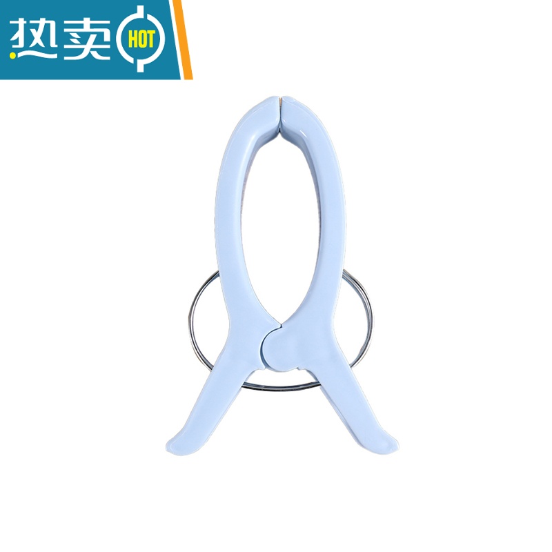 敬平晒被子大夹子大号塑料夹防风固定器晒衣服夹子晾衣架大夹子晾被子 混色10个装衣夹高清大图