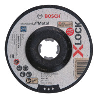 博世（Bosch）X-LOCK 标准型金属研磨 砂轮磨片125x6x22.23mm【厚度6mm】