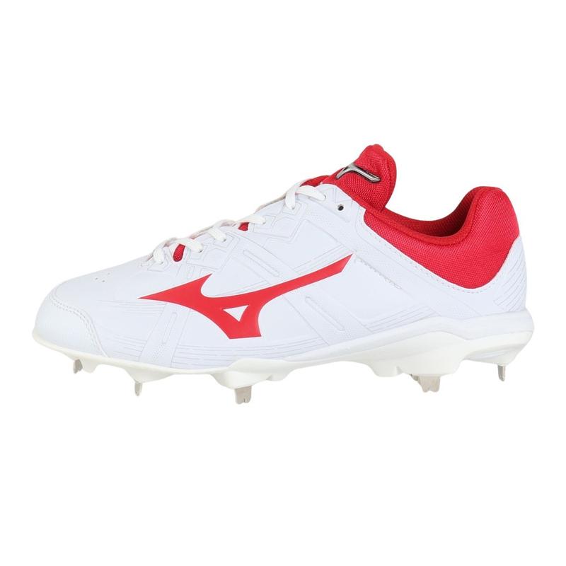 美津浓(Mizuno)男棒球鞋轻量宽楦透气防刺穿耐用强化 toe 设计加高清大图