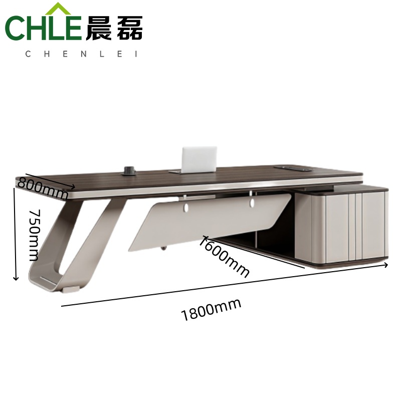 晨磊 老板桌 180*160*75cm 张高清大图